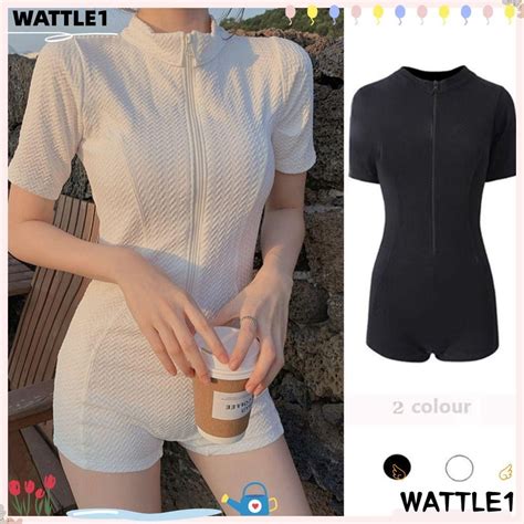 WTTLE Woman Swimsuit One Piece Conservative Beach Bathing Suit Hot Korean Ins Style Short