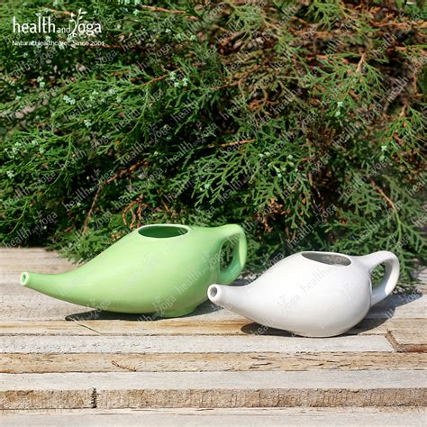 Leak proof Ceramic Neti Pot:Soulgenie LLP