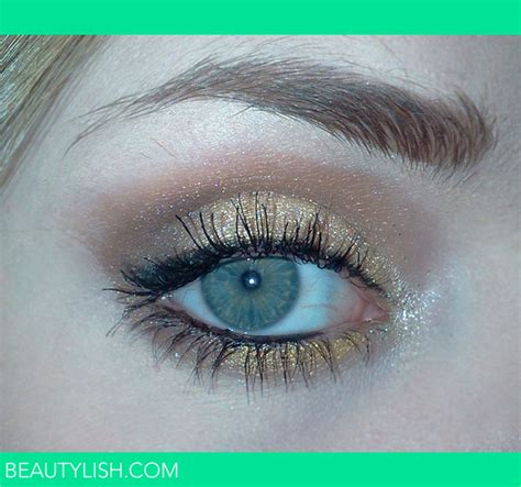 Sparkly Gold Brown Smokey Eye With Rosy Nude Lips Aferdita N S Photo Beautylish