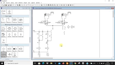 Simulasi Fluidsim Elektro Pneumatik Rangkaian A A B B YouTube