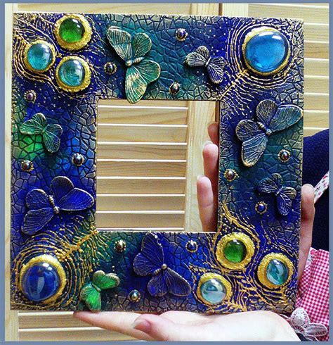 Новости | Painted mirror art, Mosaic art projects, String wall art
