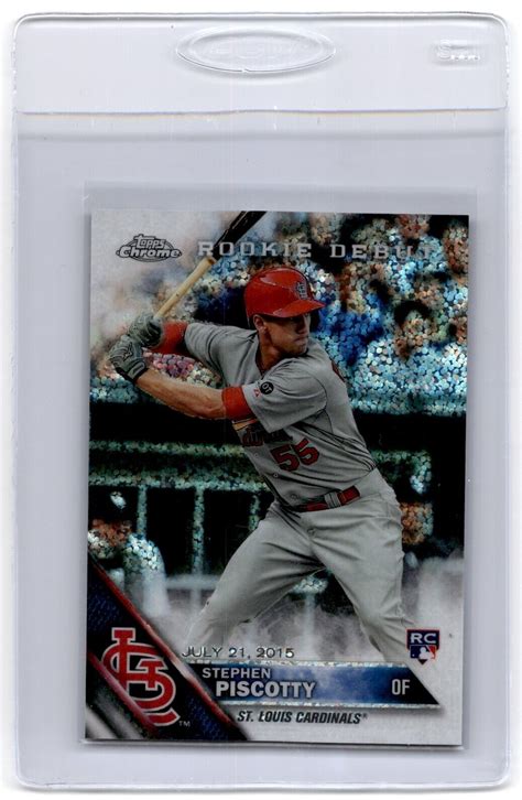 2016 Topps Update Chrome Stephen Piscotty St Louis Cardinals HMT46 EBay