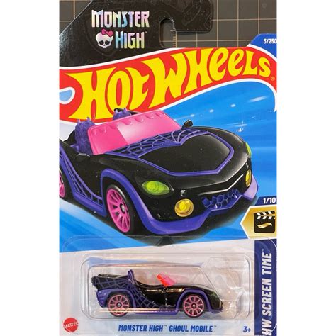 風火輪 Hot Wheels 25G 25H 怪物高校 MONSTER HIGH GHOUL MOBILE 角色車 蝦皮購物