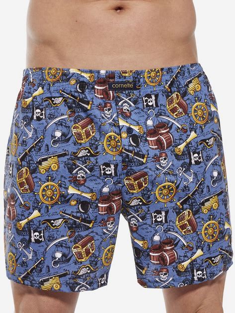 Трусы боксеры мужские Cornette Classic Pirate 001-152 A24 S Голубые ...