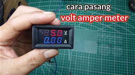 Cara Pasang Volt Amper Meter Youtube