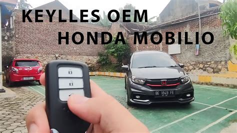 Pasang Keyless Start Stop Engine Oem Honda Mobilio Brio Brv Youtube