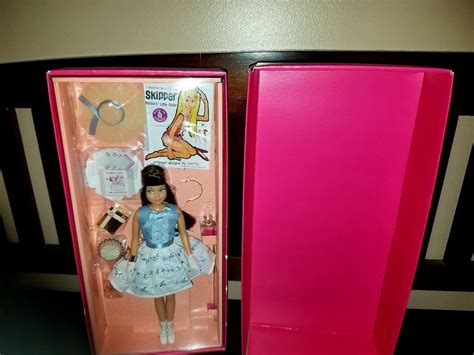 Gold Label Happy Birthday Barbie Skipper Th Anniversary Brunette Doll Nrfb