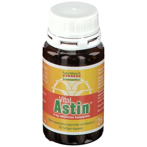 VitalAstin® Astaxanthin 4 mg Kapseln 60 St - Shop Apotheke