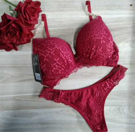 Conjunto De Renda C Micro E Detalhe Strass Jackie Lingerie Compre Lingerie Online