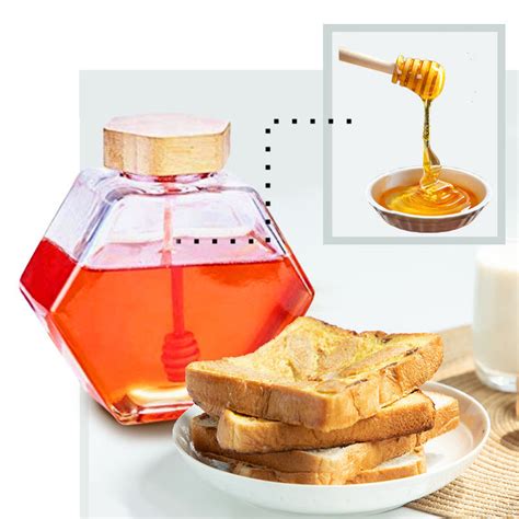 4 унции шестиугольные пустые банки с медом