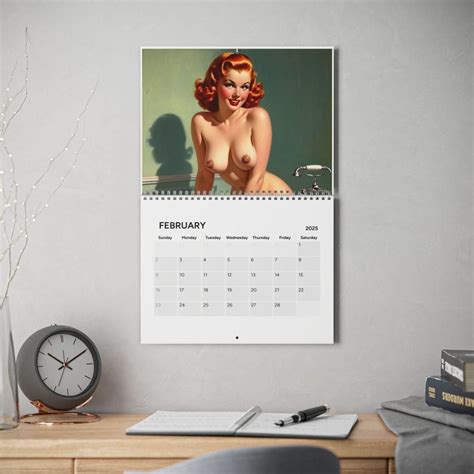 Nude Women Calendar 2025 Pin Up Girls Naked Erotic Wall Calendar With Sexy Pinup Girls Nude Pics