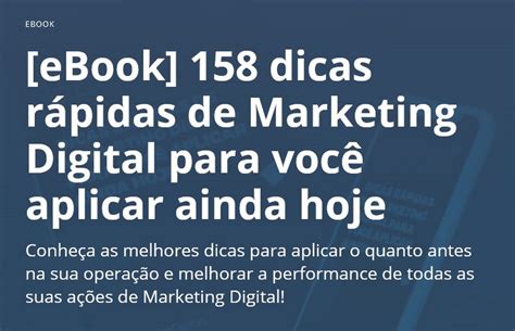 Resultados Digitais Lan A E Book Dicas Sobre Marketing E Vendas