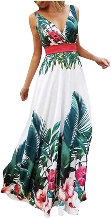 Infini Beau Robe Longue Boheme Jacquard Imprim Fleuri Tropical V