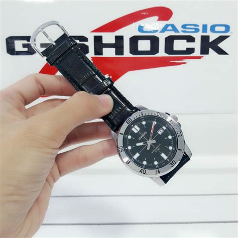 casio mtp vdl evudf stainless steel wrist   men