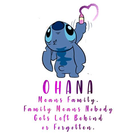 "Lilo and Stitch Ohana" Posters by sarahxxdll | Redbubble