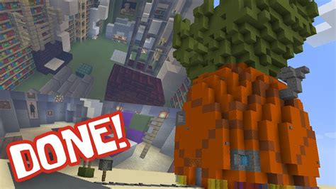 BUILDING BIKINI BOTTOM In Minecraft Finishing SpongeBob S House YouTube