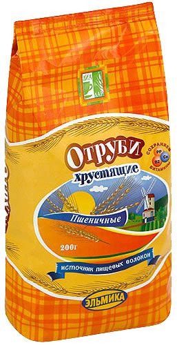 Отруби пшеничные хрустящие 200 гр - цена 60 руб., купить в интернет ...