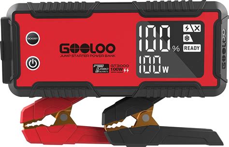 GOOLOO GT3000 Jump Starter 3000A 100W 2-Way Fast Charging - eTeknix