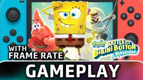 Spongebob Squarepants Battle For Bikini Bottom Rehydrated Nintendo Switch Gameplay And
