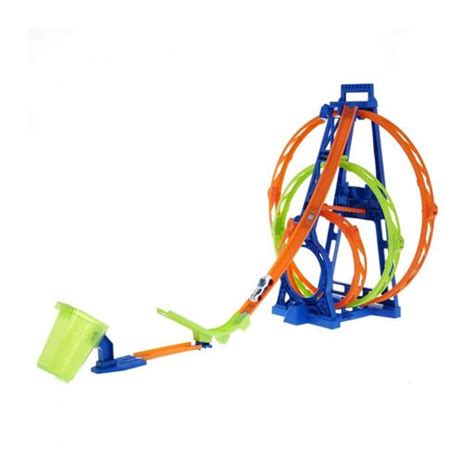 Автомобільний трек Hot Wheels Потрійна петля від 6 років 44 5 33 10 8 см HMX37 купити на