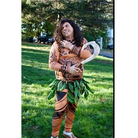 Moana Maui Tattoo T Shirtpantsskirts Halloween Adult Mens Cosplay