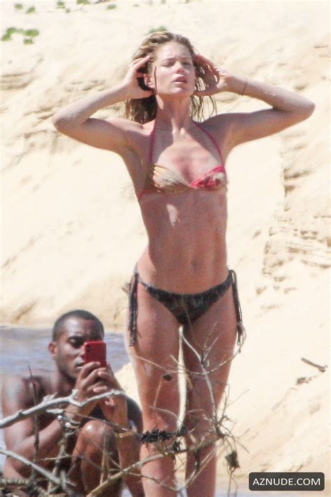 Doutzen Kroes Topless In A Bikini On The Beach In Bahia Aznude