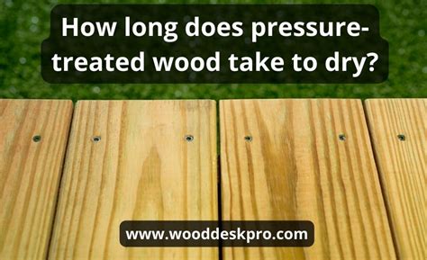 how long does pressure treated wood take to dry