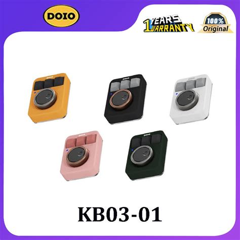 Doio Kb Mini Aluminum Alloy Keyboard Dual Knob Key Rgb Hot Swappable Mini Keyboard