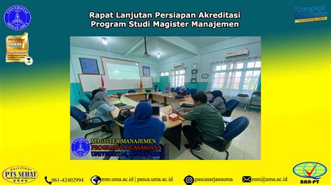 Rapat Lanjutan Persiapan Akreditasi Program Studi Magister