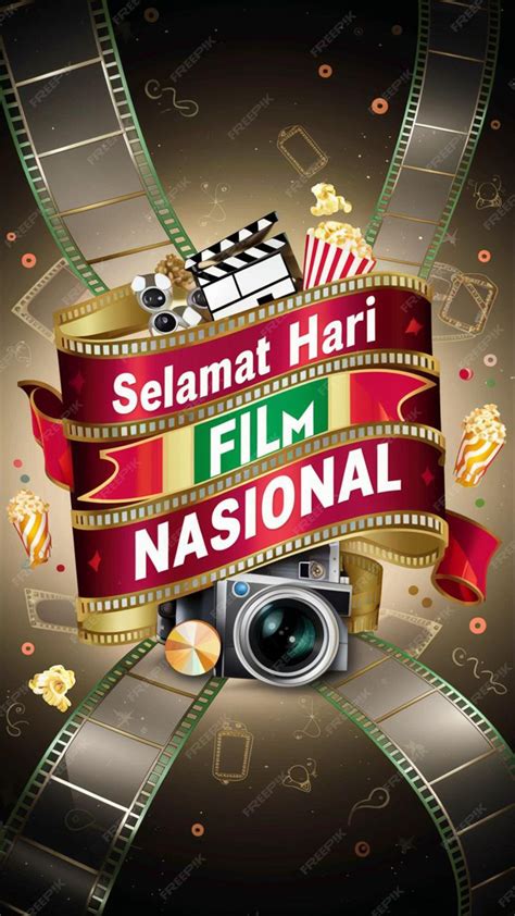 Premium Photo A Colorful And Lively Selamat Hari Film Nasional