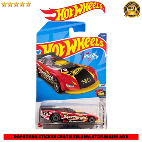 Jual Hot Wheels Supercharged Merah Hw Drag Strip Rally Original Shopee Indonesia