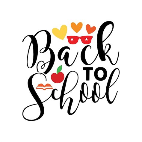 Premium Vector School For Typography Tshirt Design