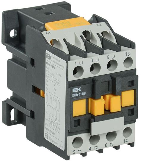 Контактор КМИе-11810 18А 230В/АС3 1НО IEK KKME11-018-230-10 - Вся Электрика