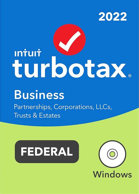 Turbotax Business 2022 Tax Software Federal Only Tax