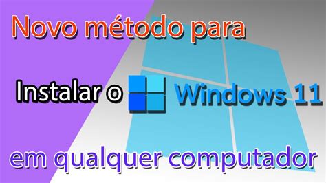 Como Instalar O Windows Em Qualquer Computador Youtube