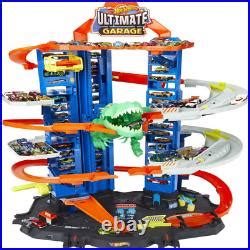 Car Track Set Hot Wheels Track Set And Toy Cars City Ultimate Garage Playset