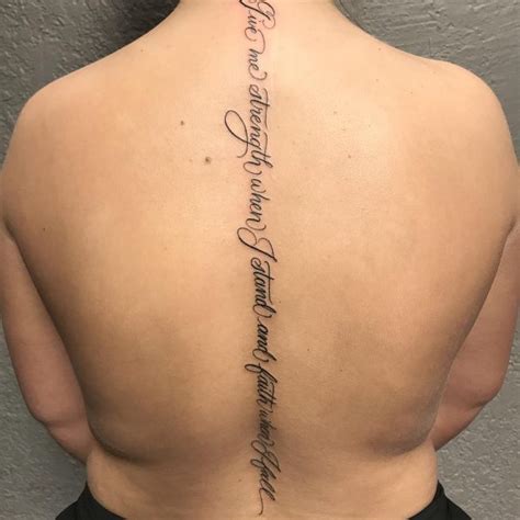 Tattoo Quotes For Women Spine