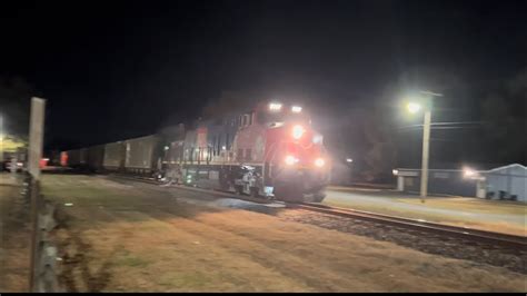 Night Railfanning On The CN Fulton Subdivision On 11 4 23 YouTube