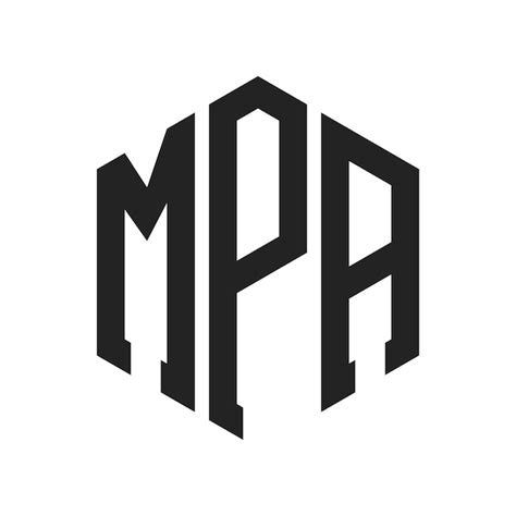 premium vector mpa logo design initial letter mpa monogram logo