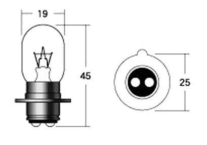Polttimo, P15D-25-1, 12V 15W, kirkas | Spare Wheel Oy