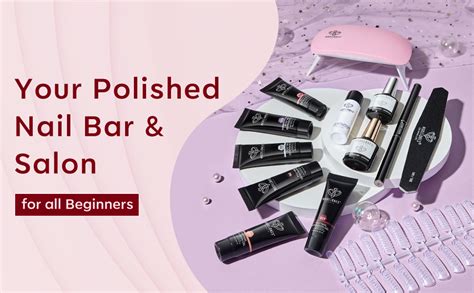 Amazon Modelones Poly Nail Extension Gel Kit 6 Colors Nude Pink