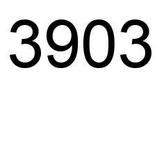 3903 número, la enciclopedia de los números - numero.wiki