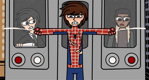 Spider-Man 2 - Stopping the train by WolfBilledArtist on DeviantArt