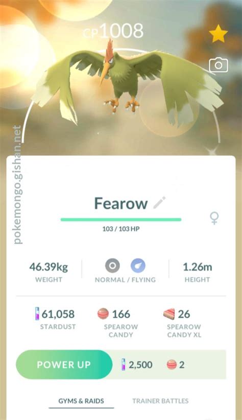 Shiny Fearow - Pokemon Go