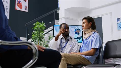 Physician Checking Patient Vision Stock Image Image Of Injury