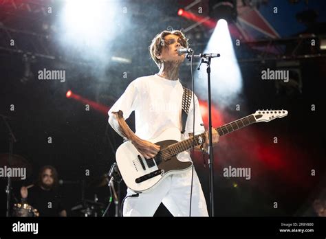 Oslo, Norway. 22nd June, 2023. The Norwegian metal act Storm performs a