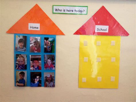 Who Is Here Today Display Gives The Children A Sense Of Identity