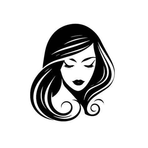 Illustration Vectorielle De Visage De Beauté Création De Logo Vectoriel