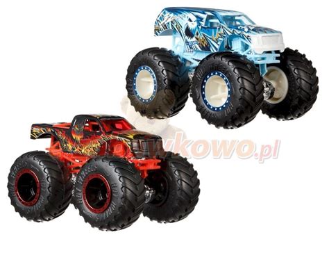 MATTEL HOT WHEELS MONSTER TRUCKS SAMOCHÓD POJAZD PAK SCORCHER VS DEGREES FYJ MAŁE