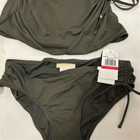 Michael Kors Swim Michael Kors Green Bikini Swimwear Xs Set Poshmark